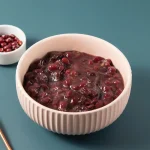 Dombrés et haricots rouges servis dans un bol