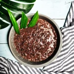 Bol de riz au lait au chocolat
