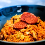 Assiette de riz à l'espagnol