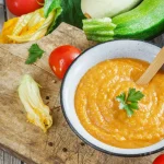 Caviar de courgettes et tomate