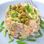 Assiette de salade piémontaise