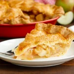 Part de moelleux aux pommes