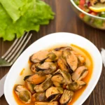 Assiette de moules au curry