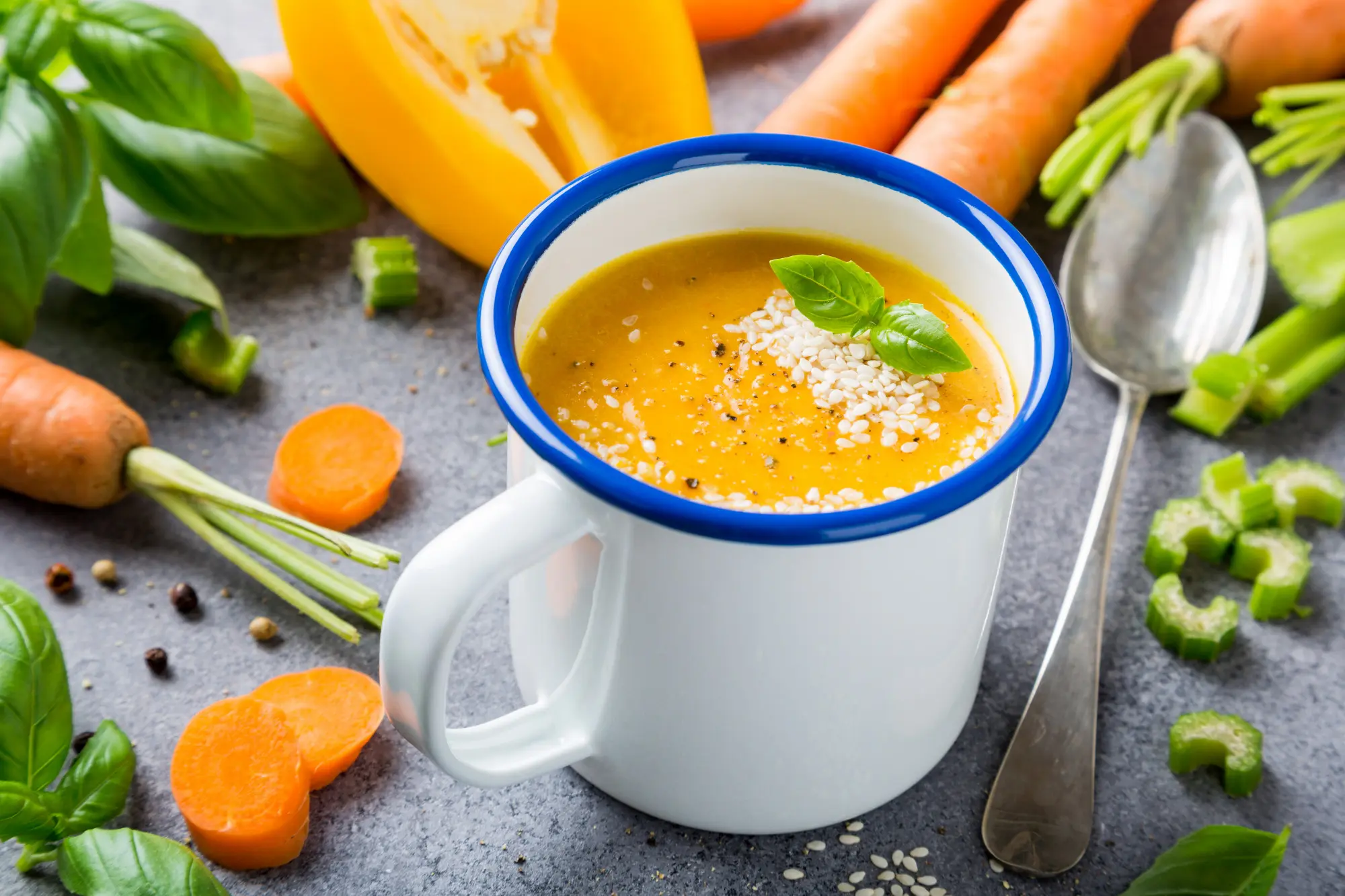 Soupe de légumes surgelés au Cookeo