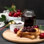 Pot de confiture de groseille