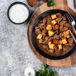 Assiette de paleron de boeuf