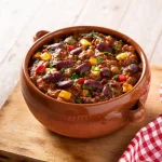 Bol de chili de dinde