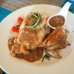 Assiette de lièvre chasseur