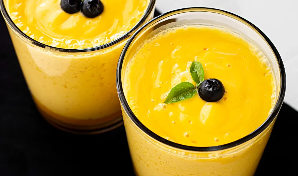 Verrine de soupe de fruits