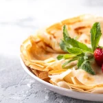 Assiette de crêpes