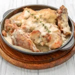 Assiette de pintage à la crème