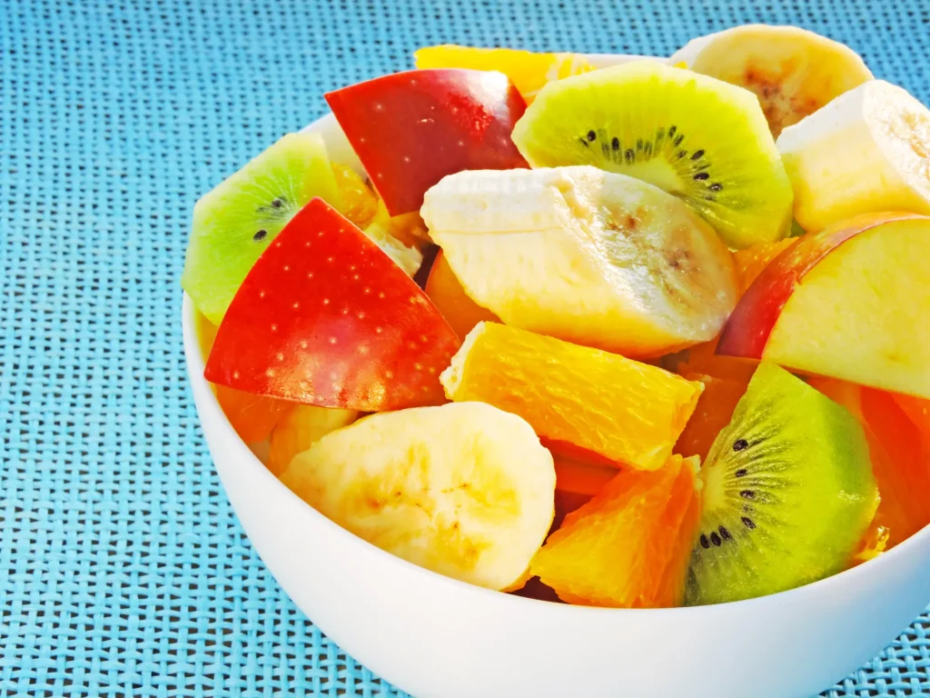 Bol de fruits nécessaire à cette préparation