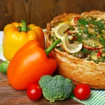 Tarte aux poivrons