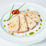 Parts de terrine de poisson