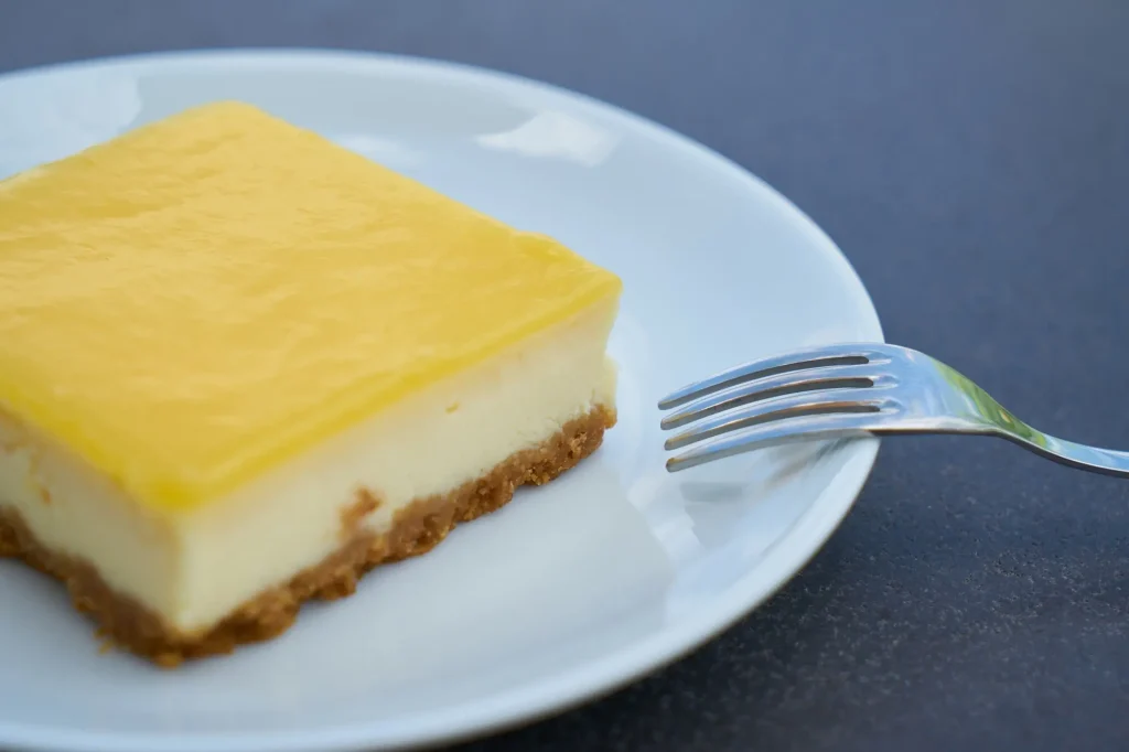 Part de flan au citron