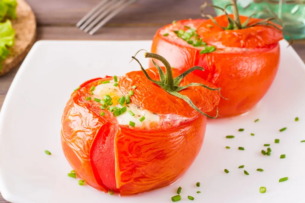 Oeuf cocotte en tomate