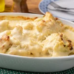 Assiette de chou-fleur à la béchamel