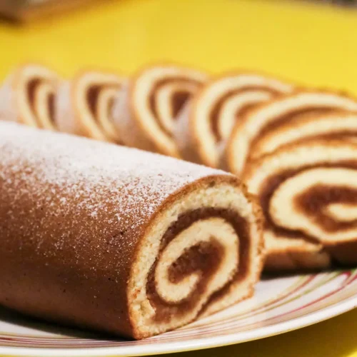 Roulé au chocolat