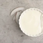 Ramequin de crème dessert au lait de coco