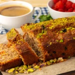 Gâteau pistache et framboises