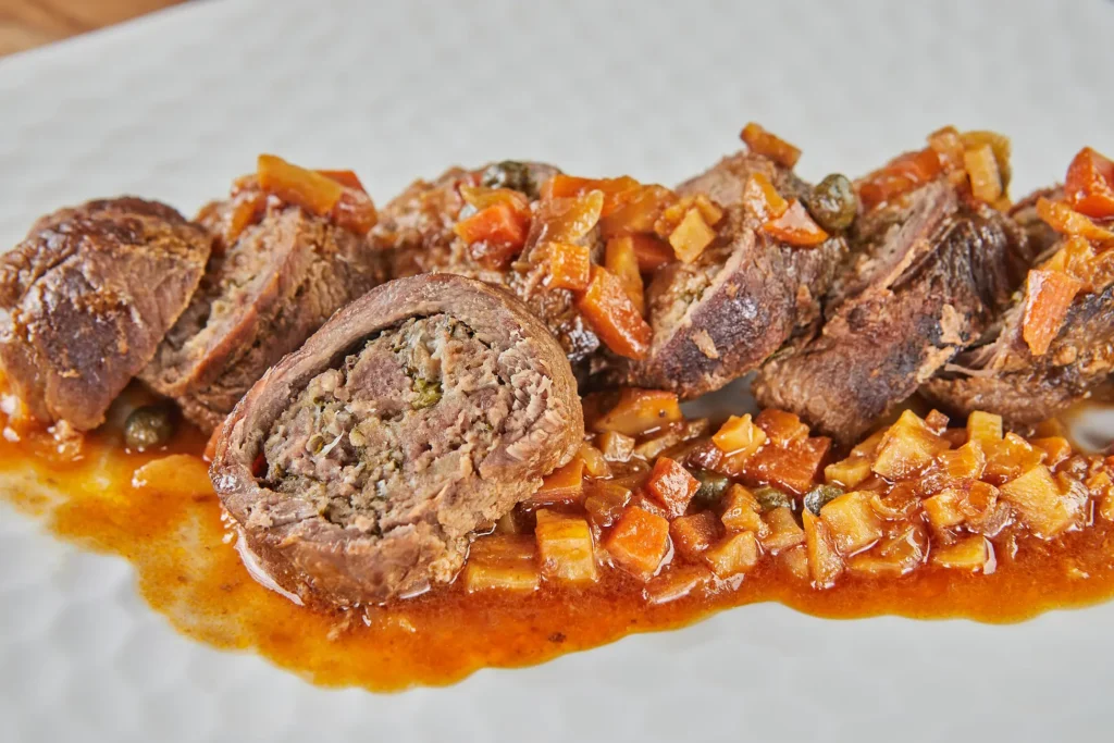 Assiette d'alouette de boeuf