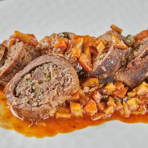 Assiette d'alouette de boeuf