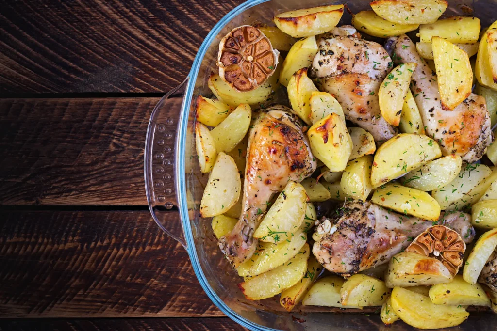 Plateau de poulet au romarin