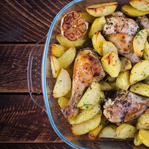 Plateau de poulet au romarin